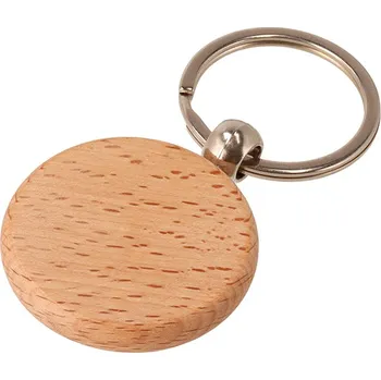 Dřevěný přívěsek - bukové kolečko