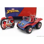 Jada Mayers manx Buggy With Spiderman Figure Marvel 1964 1:24 Modrá Červená