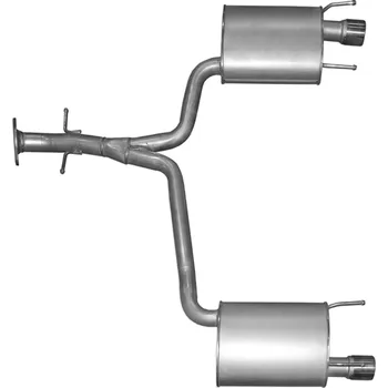 Výfukový systém Zadni tlumic vyfuku NOVAK 41.769