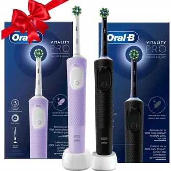 Elektrický zubní kartáček Elektrický Zubní Kartáček Oral-B Vitality Pro D103 Fialový + Hlavice
