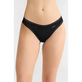 Kalhotky Sloggi dámská tanga ve výhodném balení černá - SLO0004/černá / M SLO2E003-0004