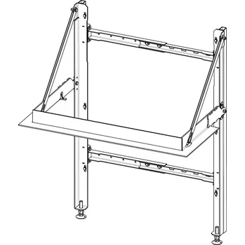 Příslušenství pro ohřívač vody NOSNÁ KONSTRUKCE pro krbovou vložku HEAT C 3G L 80.52.31.24