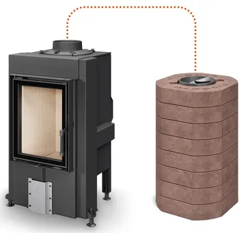 Krbová kamna DYNAMIC 3G 44.55.01M - kamnová vložka s akumulačními prstenci MAMMOTH