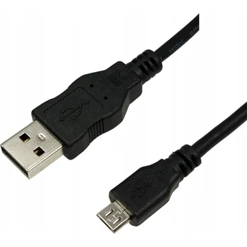 Datový kabel Kabel Logilink USB - microUSB typ B 1,8 m černý