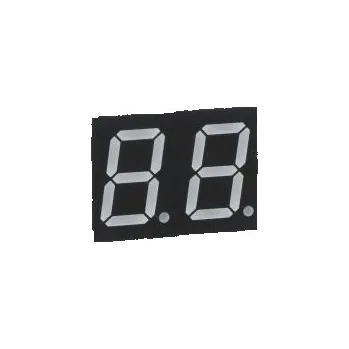 Dioda Zobrazovač LED sedmisegmentový 14,2mm červená 25mcd anoda