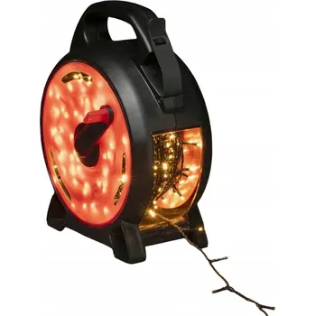 Dekorativní svítidlo Světelný řetěz Micro LED Konstsmide s navíjecím bubnem, 24 m