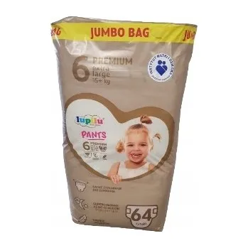 Plenkové kalhoty Lupilu Jumbo bag prémiové Plenkové Kalhotky Velikost 6 64 ks