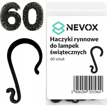 Obraz 60x Háčky NA OKAP Pro Vánoční Světýlka OKAPOVÉ Věšáky Pro Dekorace