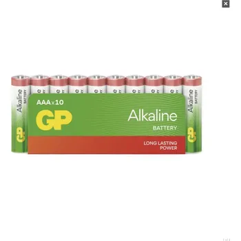 Článková baterie GP B0410G Alkalická baterie GP Alkaline AAA (LR03), 10 ks