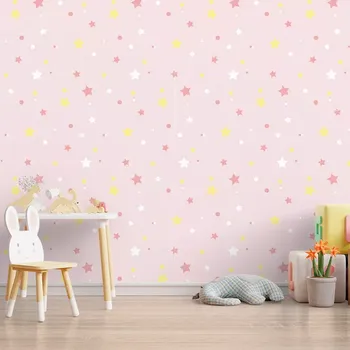 Tapeta Sablio Tapeta Hvězdy a puntíky - 125x75 cm