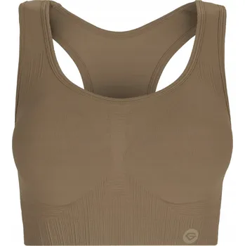 Dámské oblečení Fitness podprsenka Gym Glamour Push Up nude M