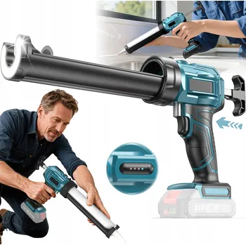 Vytlačovací pistole WYCISKACZ PISTOLET NA SILIKONOVÉ TMELY S REGULACÍ RYCHLOSTI