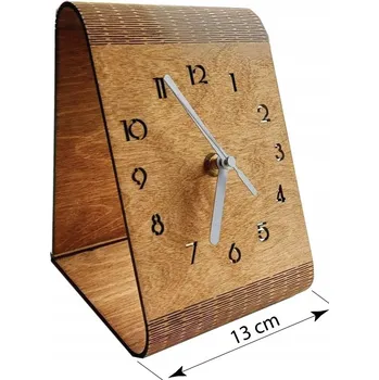 Hodiny Stolní hodiny Mácova Dílna béžové 14 cm