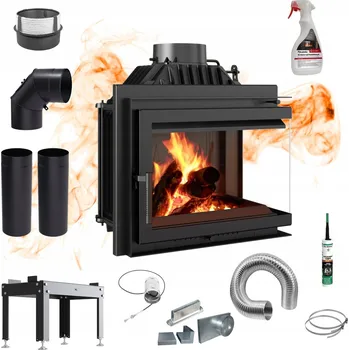 Krbová vložka Krbová vložka teplovzdušná Kratki 8 kW pravá