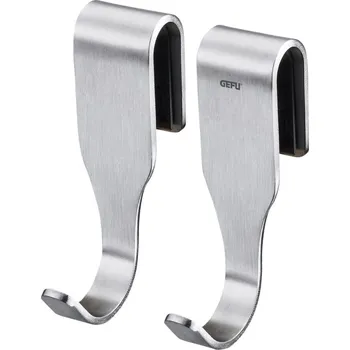 GEFU Smartline 29250 nerezové háčky na závěsná tyč do kuchyně 2 ks