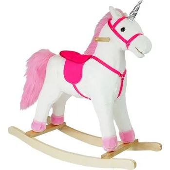 Houpací kůň Houpací koník se zvuky - jednorožec bílý
