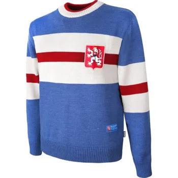 Pánský svetr Svetr ČSR - MS 1947 malý znak 107 - světle modrá XXL
