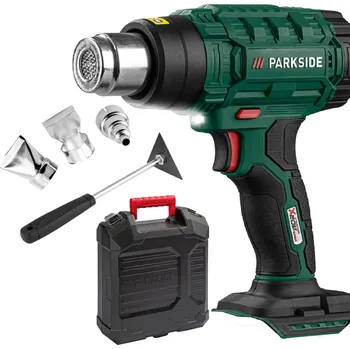Horkovzdušná pistole Horkovzdušná Pistole Parkside 250 W 20 V 550 °C