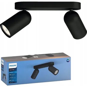 Bodové svítidlo Bodové kulatý svítidlo Philips černé