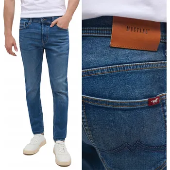 Pánské džíny Mustang OREGON SLIM pánské džíny rovného střihu velikost 35/32