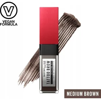 Tužka na obočí Maybelline Tattoo Brow Gel 257 Medium Brown