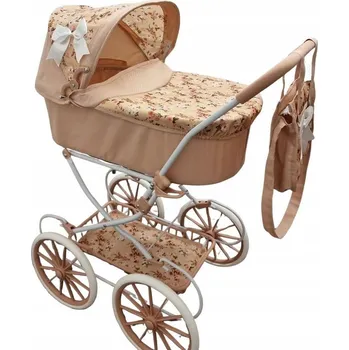 Kočárek pro panenku Hluboký kočárek pro panenky MarioToys Retro