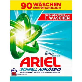 Prací prášek Ariel Univerzální prací prášek Febreze 4,95 kg / 90 praní