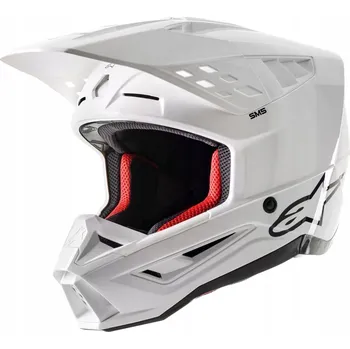 Helma na motorku Přilba Alpinestars SM5 Supertech M5 Solid white XS