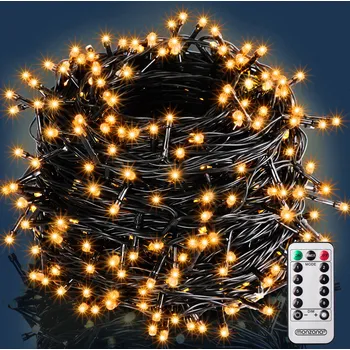 Vánoční dekorace Deuba® Vánoční LED osvětlení 7 m teplá bílá