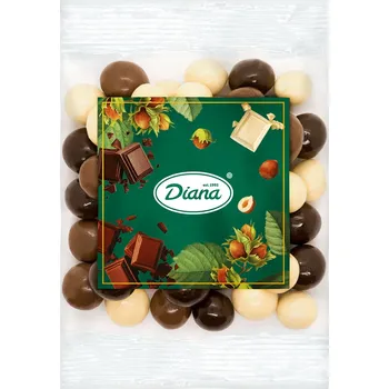 Sušená potravina Diana Company Lísková jádra v mix polevách 100g