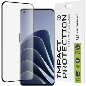 Pouzdro na mobilní telefon Techsuit 111D Celoplošné 3D lepené sklo OnePlus 10 Pro 11 Black