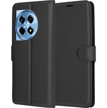 Pouzdro na mobilní telefon Techsuit Kožené pouzdro OnePlus 12R Black