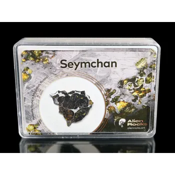 Přírodní kámen Meteorit | Pallasit | Seymchan | 2-3 g