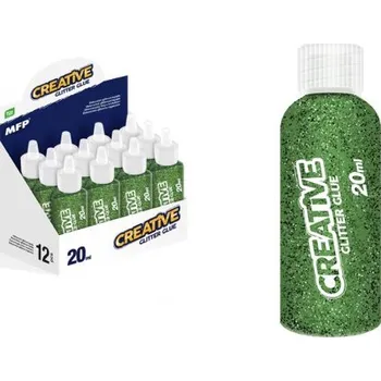 Lepicí páska Lepidlo glitrové 20ml zelené