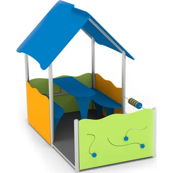 Dětský domeček Domeček PLUTO s bludištěm