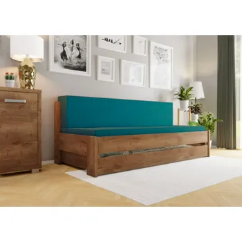 Postel Rozkládací postel Betka Dub Halifax tabákový Bombay 57