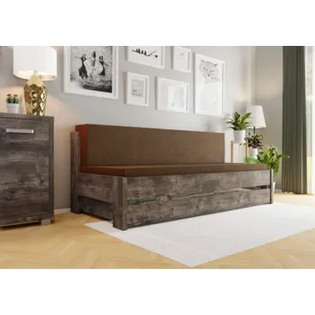 Postel Rozkládací postel Betka Dub Whiteriver šedohnědý Bombay 74