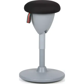 Jídelní židle Balanční židle REONA čalouněná, černá