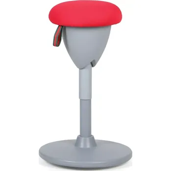 Jídelní židle Balanční židle REONA čalouněná, červená