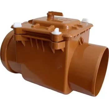 Kanalizační potrubí KG zpětná klapka DN160 s aretací KARMAT - FK100G0