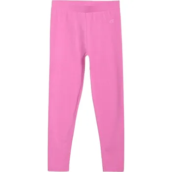 Dívčí legíny Dětské legíny 4F Tights Cas F247 Dětská velikost: 164 / Barva: růžová