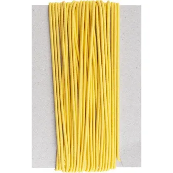 Textilie Guma pruženka kulatá klobouková žlutá 2mm - 10 m