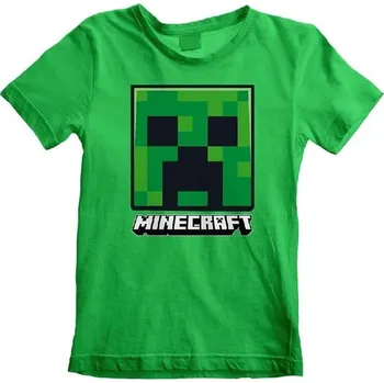 Chlapecké tričko Dětské tričko Minecraft - Creeper Face Velikost: 12-13 let