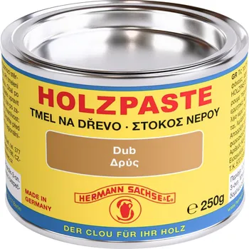 Tmel Hermann Sachse Tmel vodouředitelný Clou Holzpaste dub 250g