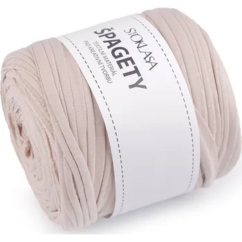 Příze Špagety / příze 550 g Varianta: 25 béžová světlá různé odstíny, Balení: 1 ks