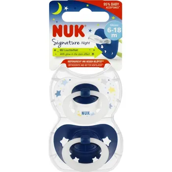 dudlíky Anatomický silikonový Dudlík NUK 6 měsíců +