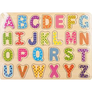 Obraz Dřevěné puzzle - abeceda