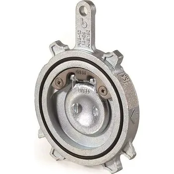 Kanalizační potrubí Mezipřírubová vodorovná zpětká klapka série 06 - bez pružiny - DN 80; L=22mm