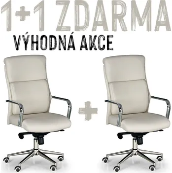 VÝHODNÁ SADA 1+1 ZDARMA - Kancelářské křeslo VIGO, béžová