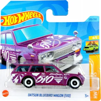 autíčko HOT WHEELS 2023 DATSUN BLUEBIRD WAGON 510 HKH72 235/250 HW WAGONS 4/5